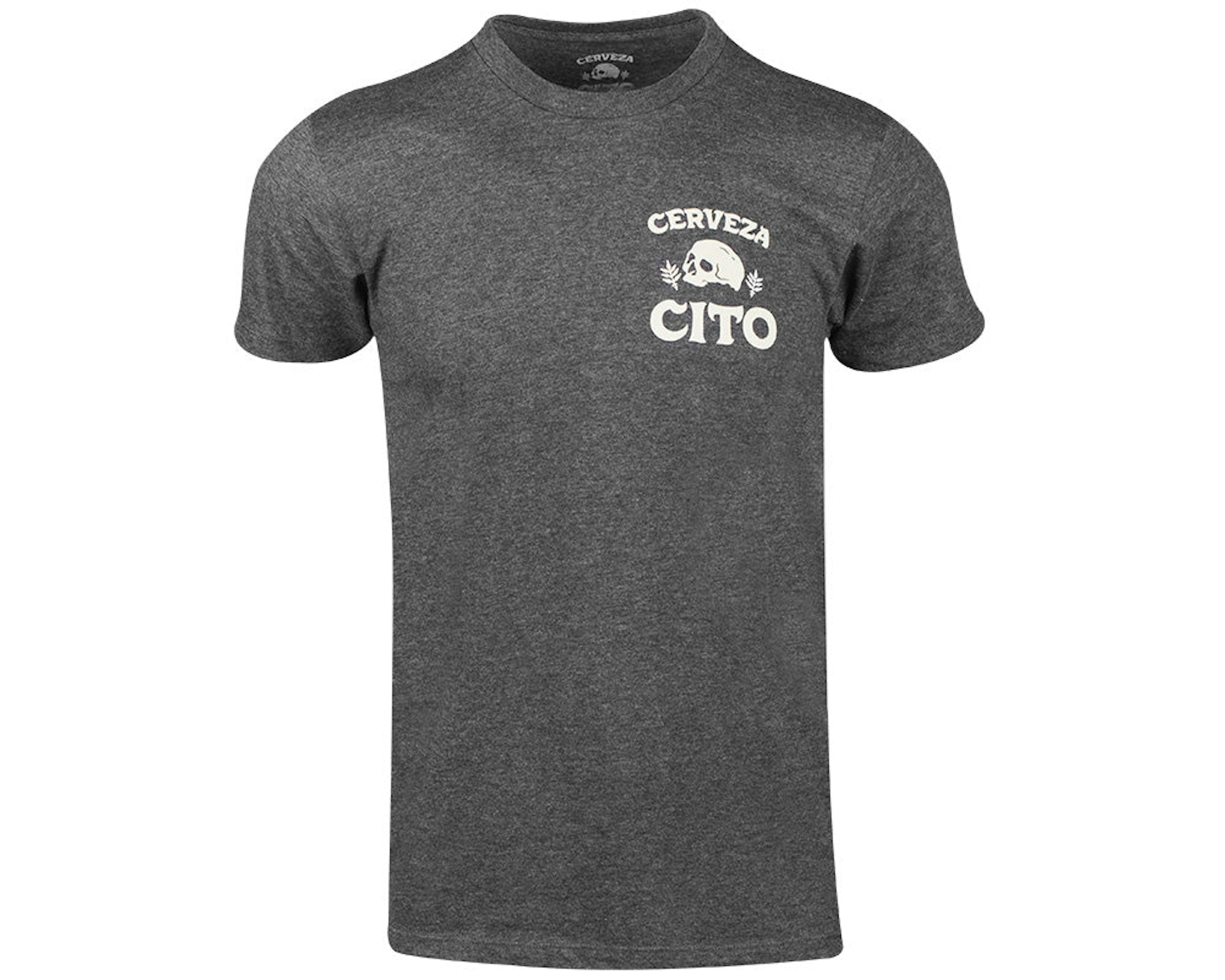 Cerveza Cito Tee - Charcoal Heather Front